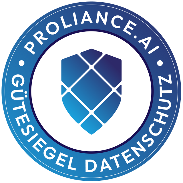 Proliance-Siegel Datenschutz